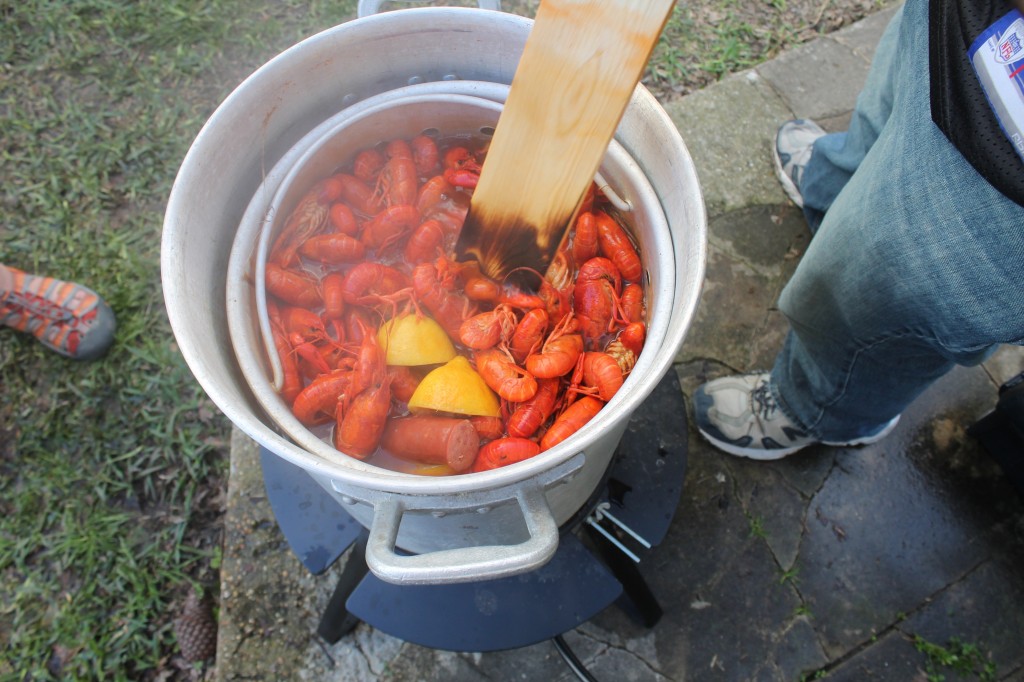 having a crawfish boil out on the coast of Mississippi is a great w